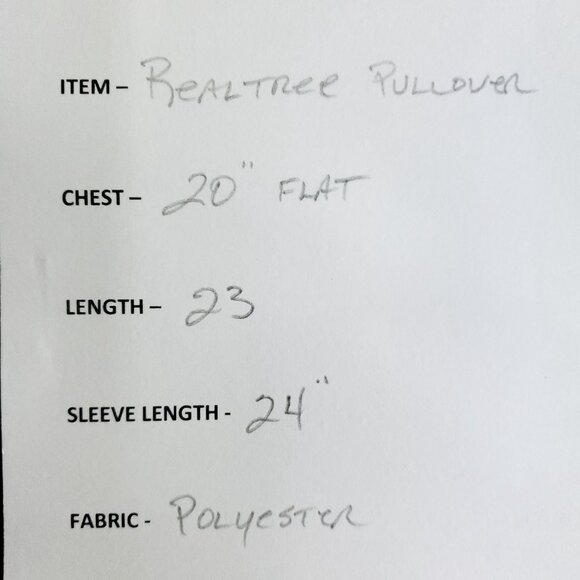Realtree Camo Pullover Fleece Misses Med 8/10 Brown - Picture 6 of 7